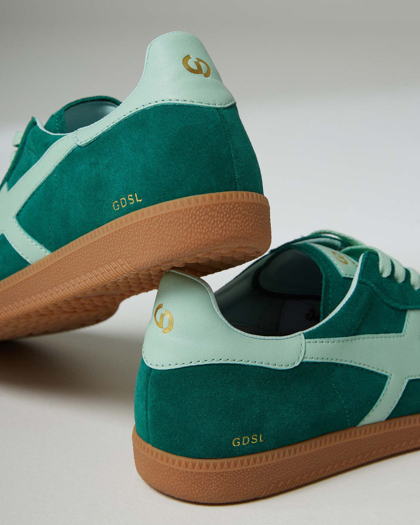 Goodsole Crossroads Sneaker Green/Mint Suede