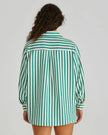 Sass Clothing Henri Shirt Green Stripe