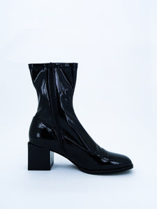 Django & Juliette Westonia Black Stretch Patent