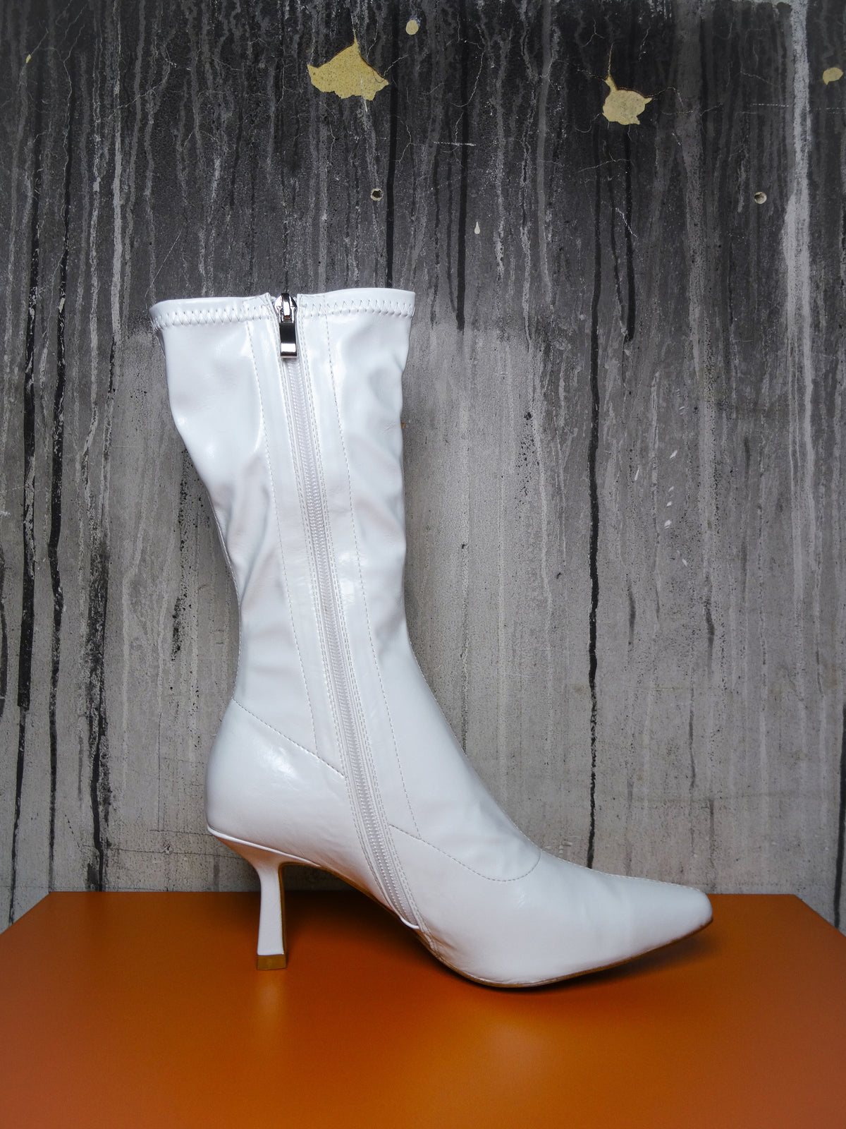 Mollini Aurelia White Stretch Smooth