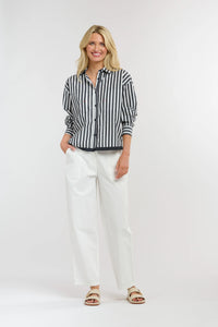 365 Days Sydney Stripe Shirt White/Navy