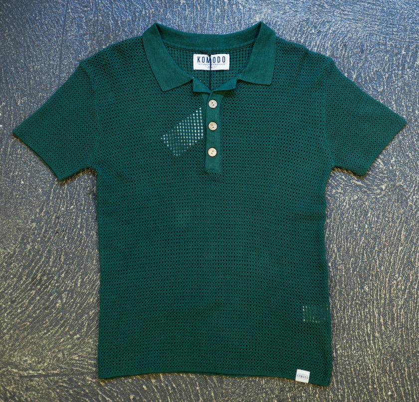 Komodo Oliver Polo Top Dark Green