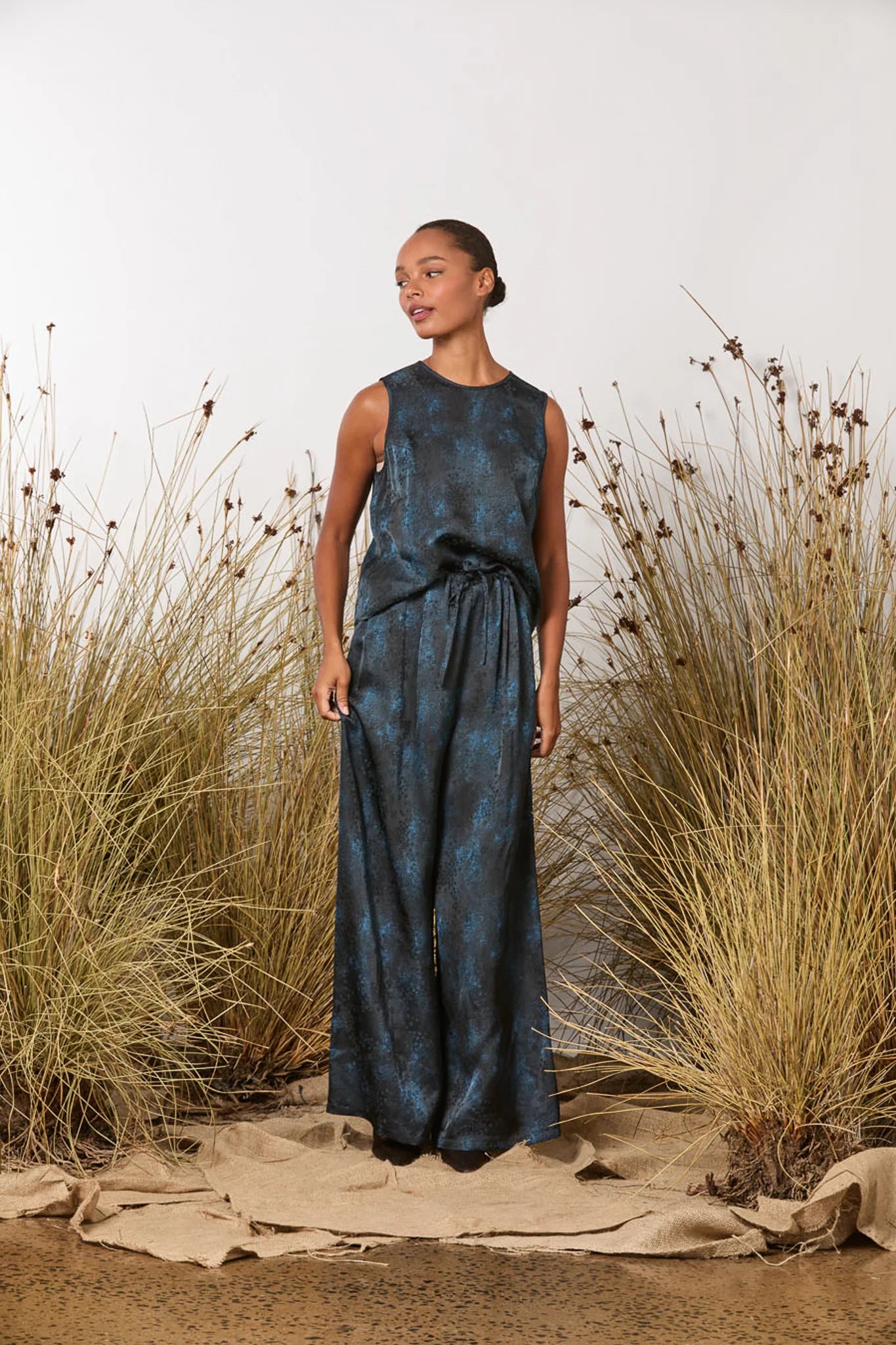 M. A. Dainty Doja Pant Navy