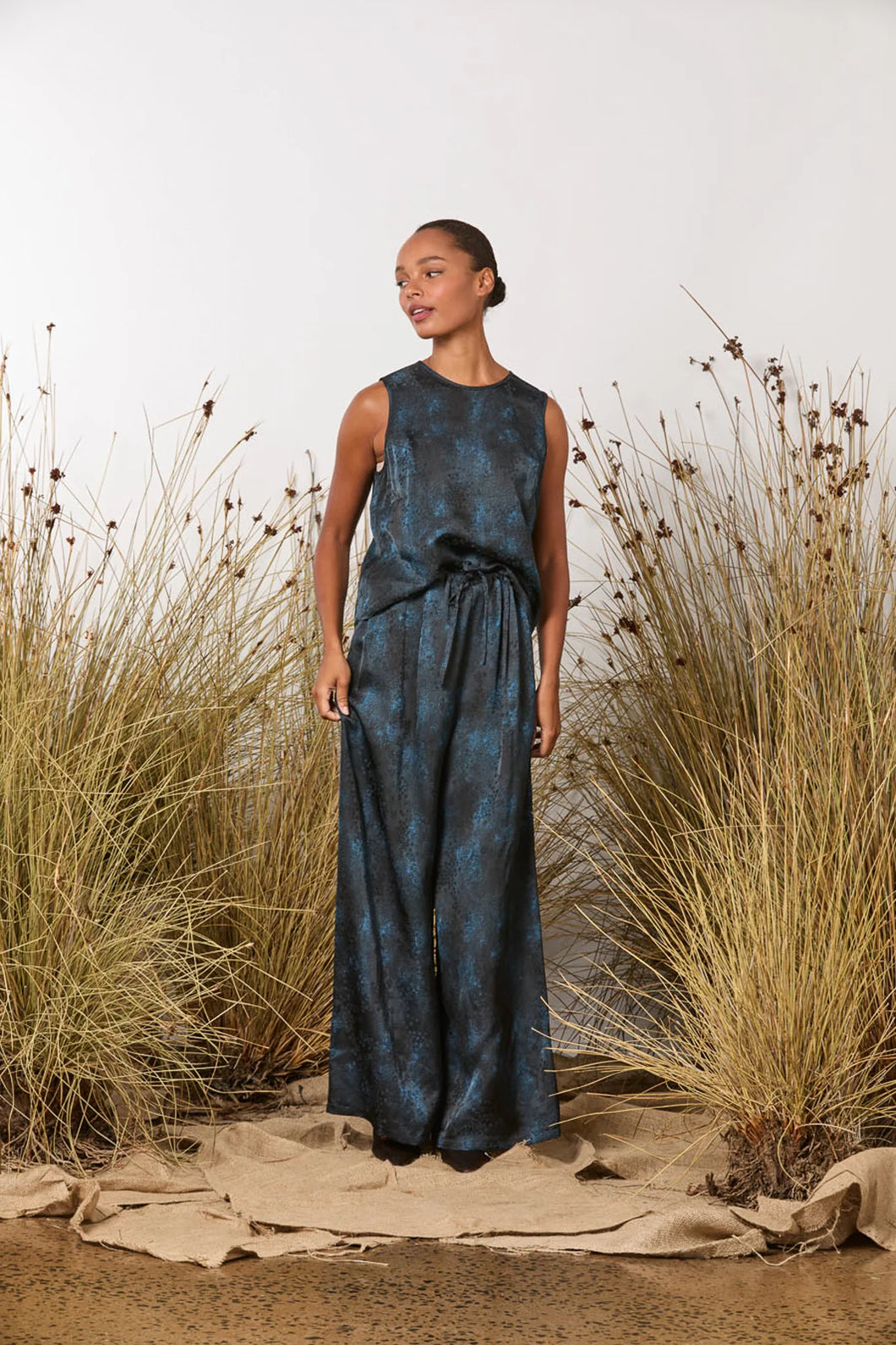 M. A. Dainty Doja Pant Navy