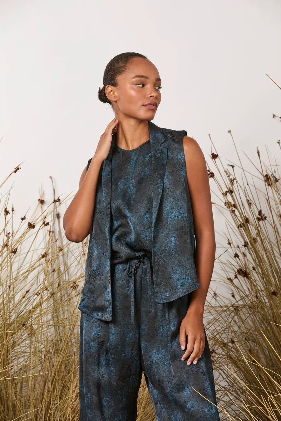 M. A. Dainty Lola Vest Navy