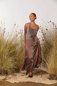 M. A. Dainty Billie Top Mocha