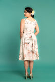 Elise Design Waratah Linen Dress Cream Floral