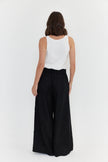 ALEXANDRA Teri Linen Pants Black