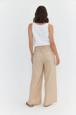 ALEXANDRA Teri Linen Pants Beige