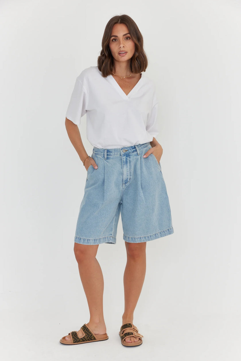 ALEXANDRA Harvey Shorts Light Blue Denim