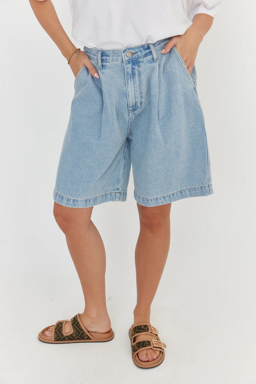ALEXANDRA Harvey Shorts Light Blue Denim