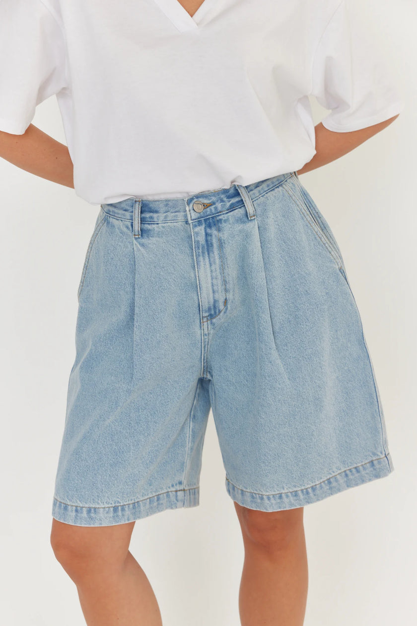 ALEXANDRA Harvey Shorts Light Blue Denim