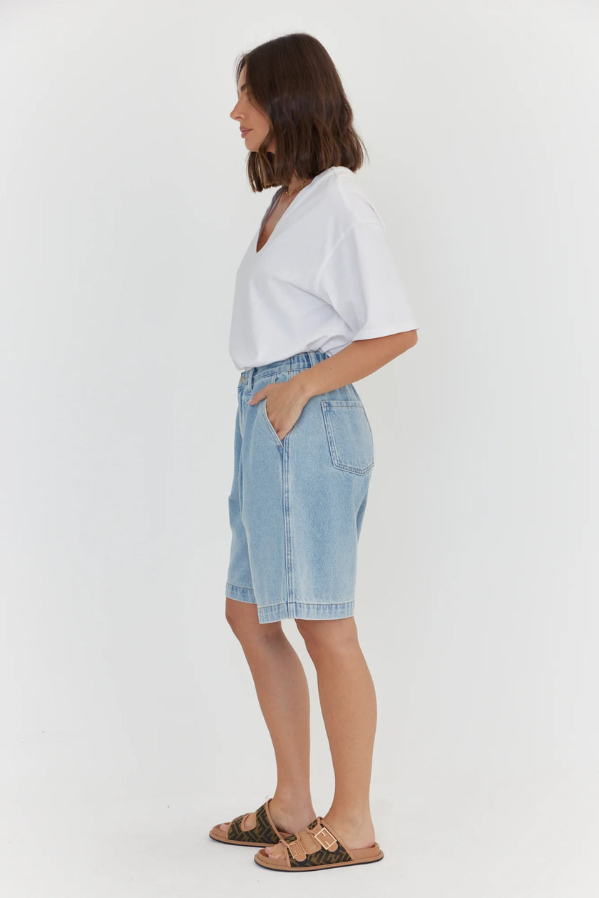 ALEXANDRA Harvey Shorts Light Blue Denim