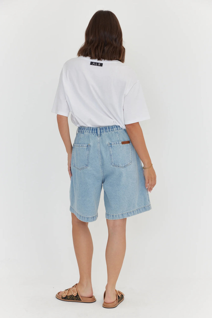 ALEXANDRA Harvey Shorts Light Blue Denim