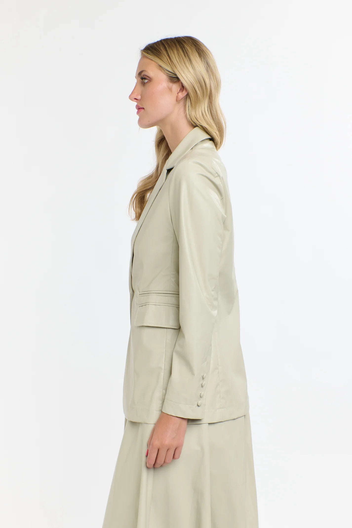 365 Days PU Blazer Parchment