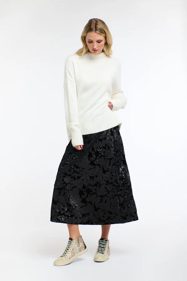 365 Days Sequins Skirt Black
