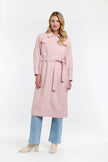 365 Days Erika Trench Coat Cherry Blossom Pink