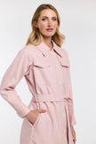 365 Days Erika Trench Coat Cherry Blossom Pink