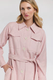 365 Days Erika Trench Coat Cherry Blossom Pink