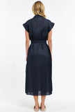 365 Days Estivo Linen Dress Navy