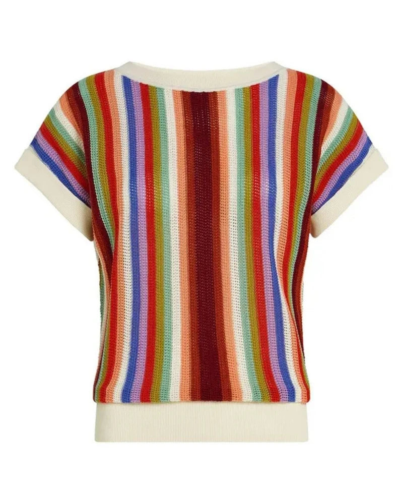 King Louie Boatneck Top Molo Multi
