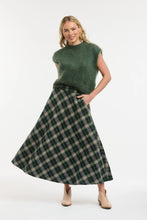 Load image into Gallery viewer, Urban Luxury Tartan Skirt Green
