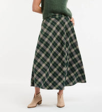 Load image into Gallery viewer, Urban Luxury Tartan Skirt Green
