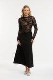 Urban Luxury Sequin Top Black