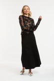 Urban Luxury Sequin Top Black