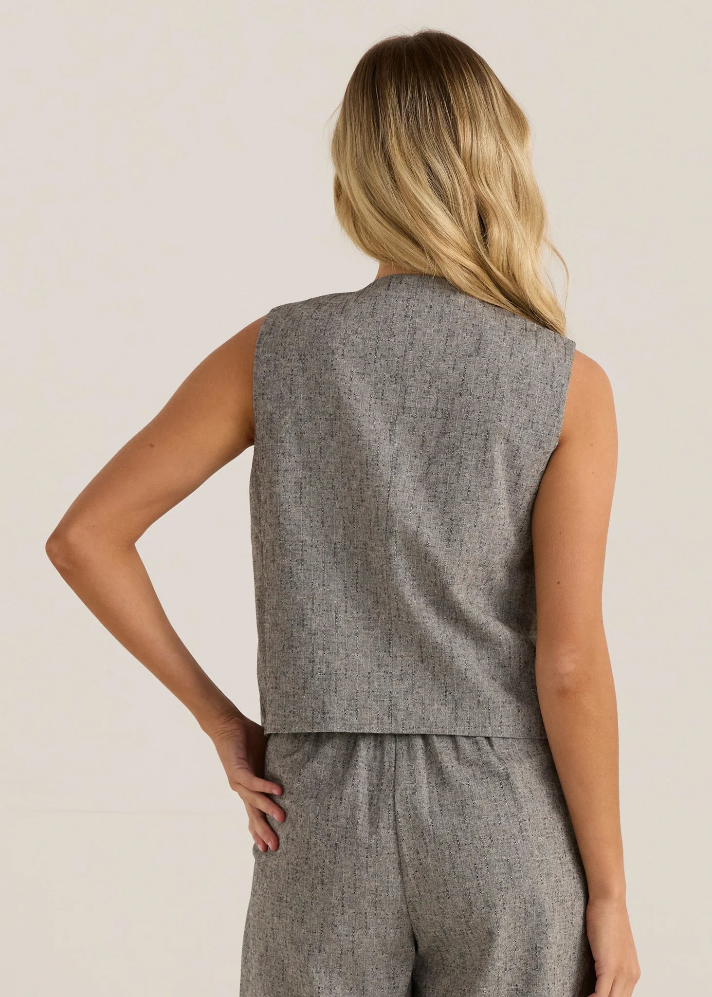 Sass Clothing Blakely Vest Prince of Wales Check