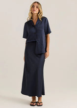 Load image into Gallery viewer, Sass Clothing Jasper Slip Skirt Navy
