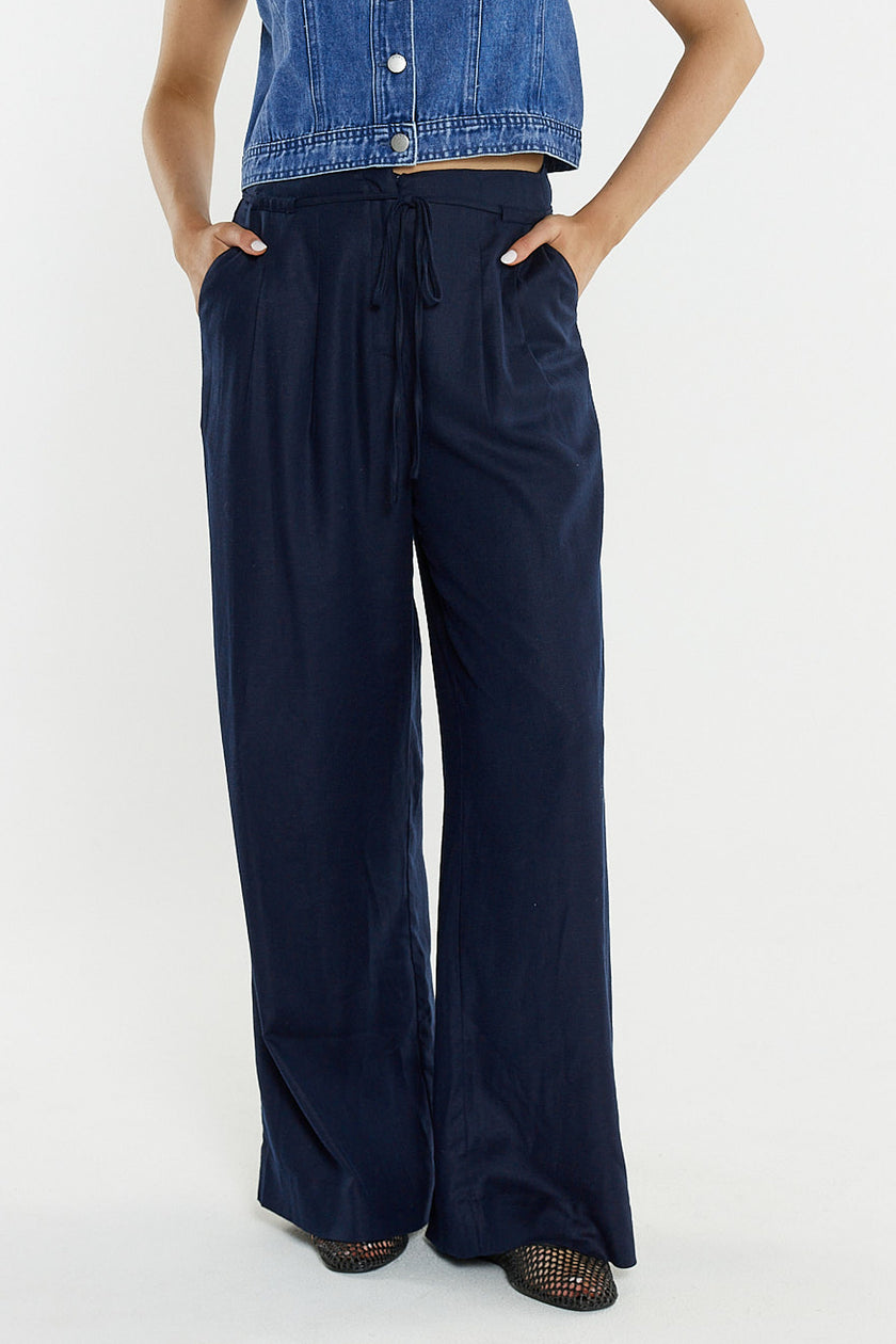 Sass Clothing Beth Tailored Pant Navy