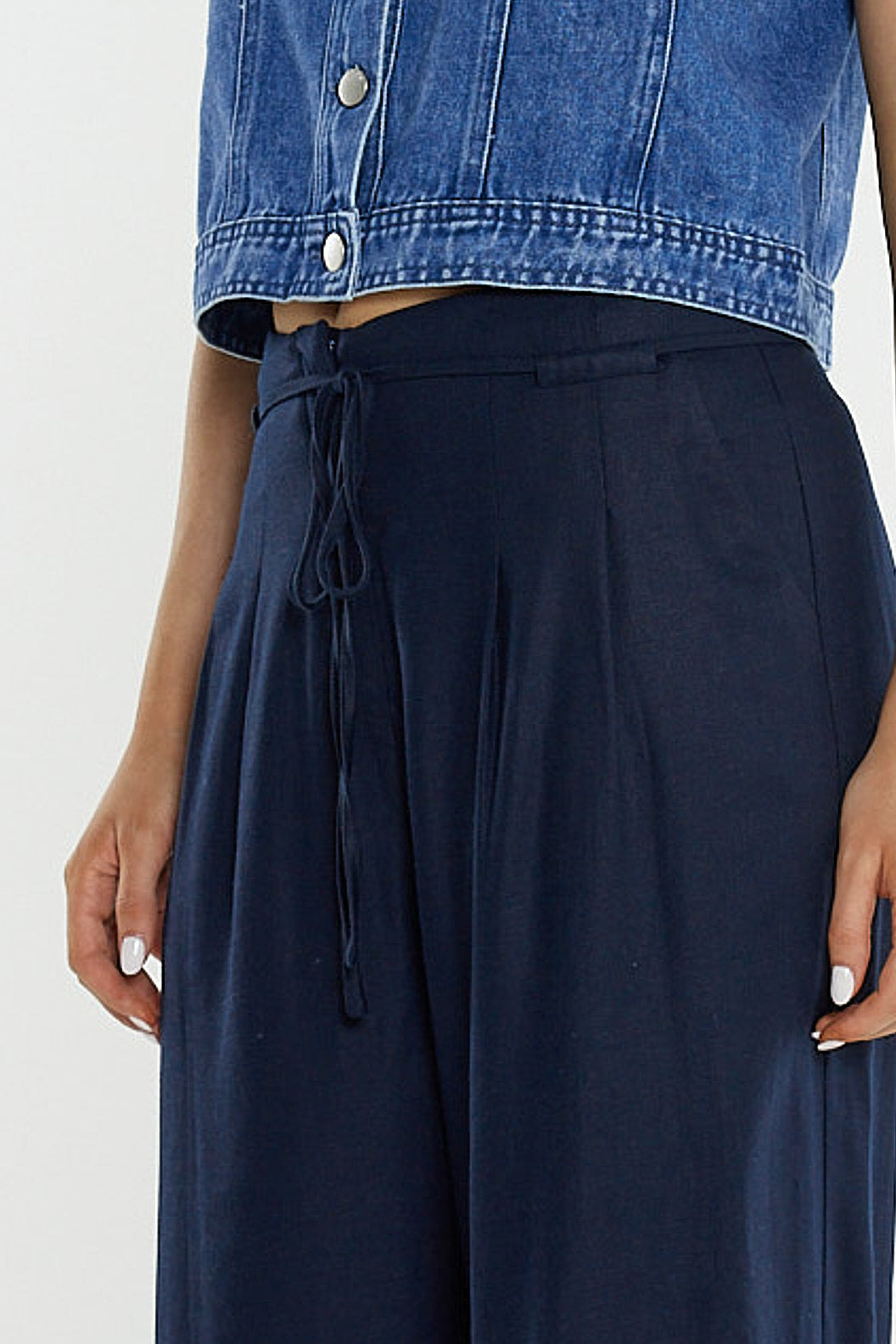 Sass Clothing Beth Tailored Pant Navy