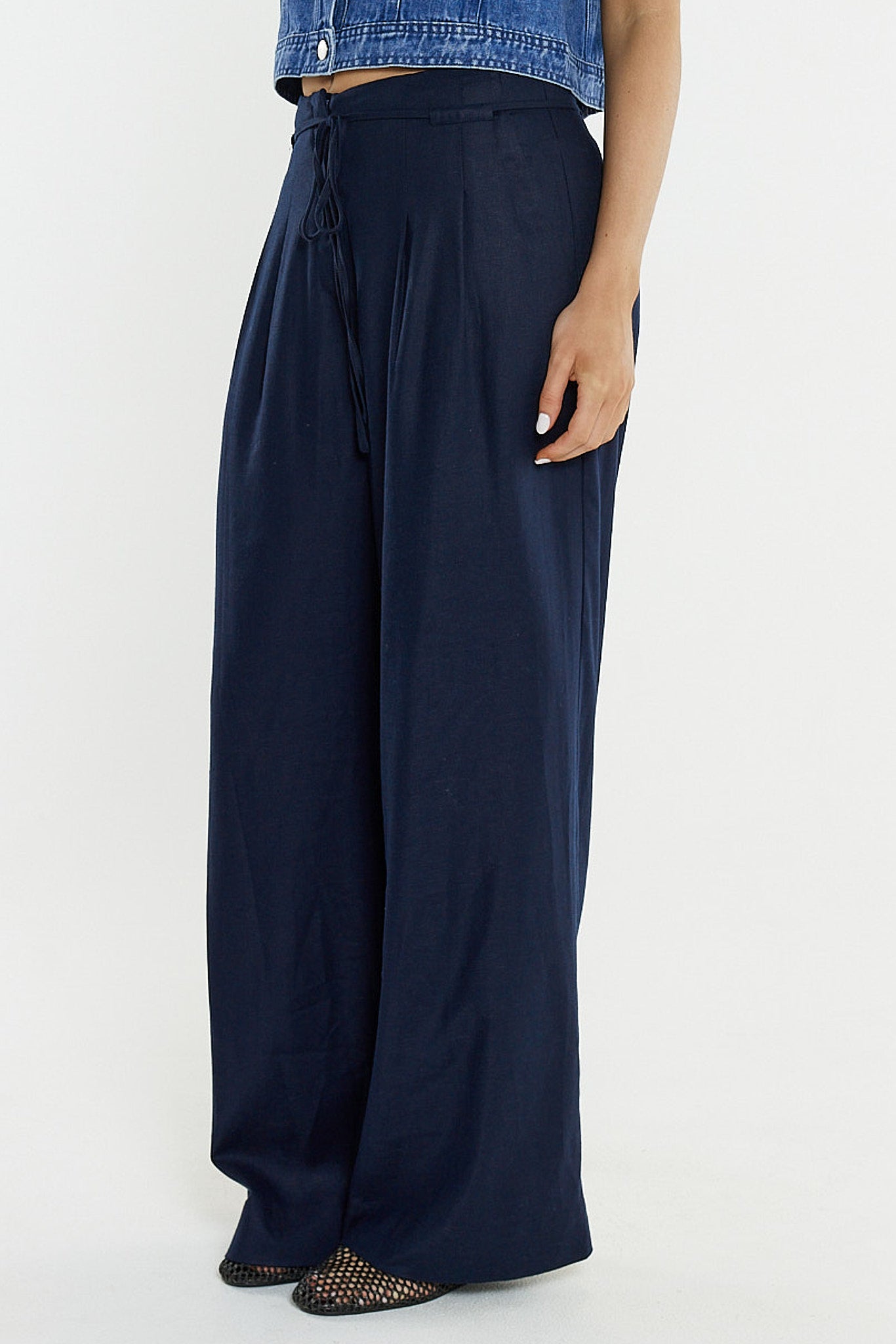 Sass Clothing Beth Tailored Pant Navy