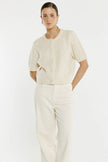 Sass Clothing Gia Cable Cardi Cream