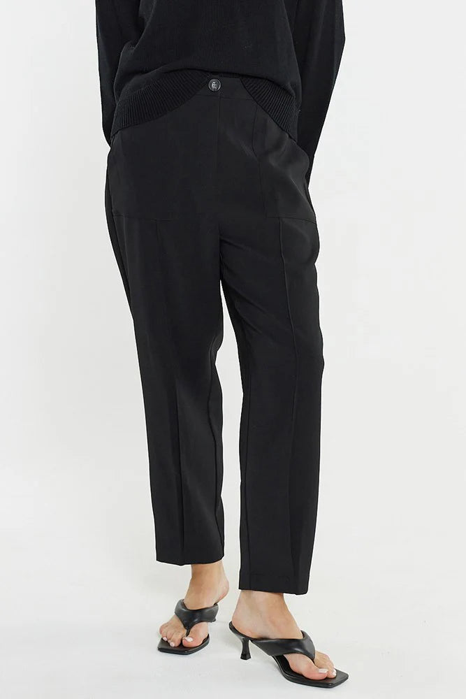 Sass Clothing Lo Tapered Cargo Pant Black