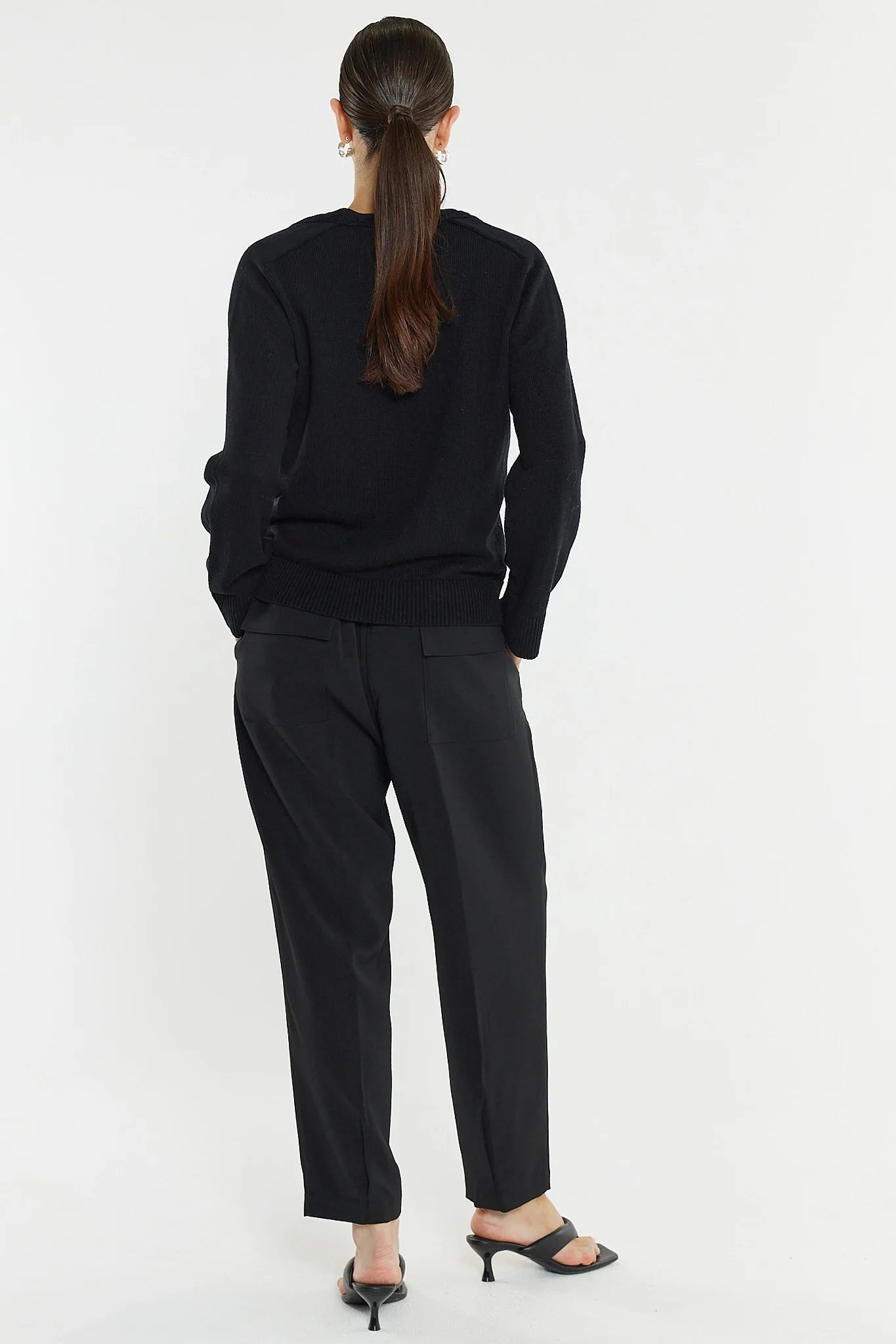 Sass Clothing Lo Tapered Cargo Pant Black
