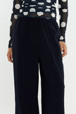 Sass Clothing Eva Side Seam Pant Navy/ Cream