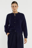 Sass Clothing Posie Fluffy Cardi Navy