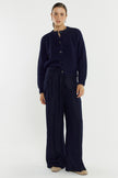 Sass Clothing Posie Fluffy Cardi Navy