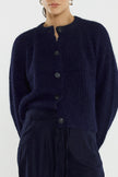 Sass Clothing Posie Fluffy Cardi Navy