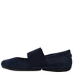Camper Right Nina Blue Nubuck Womens Ballet Flat
