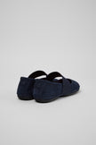 Camper Right Nina Blue Nubuck Womens Ballet Flat
