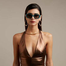 Load image into Gallery viewer, OKKIA OK022 Andrea Sunglasses Green Sage
