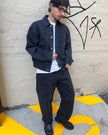 Carhartt WIP Snake Landon Pant Camo, Black stone wash