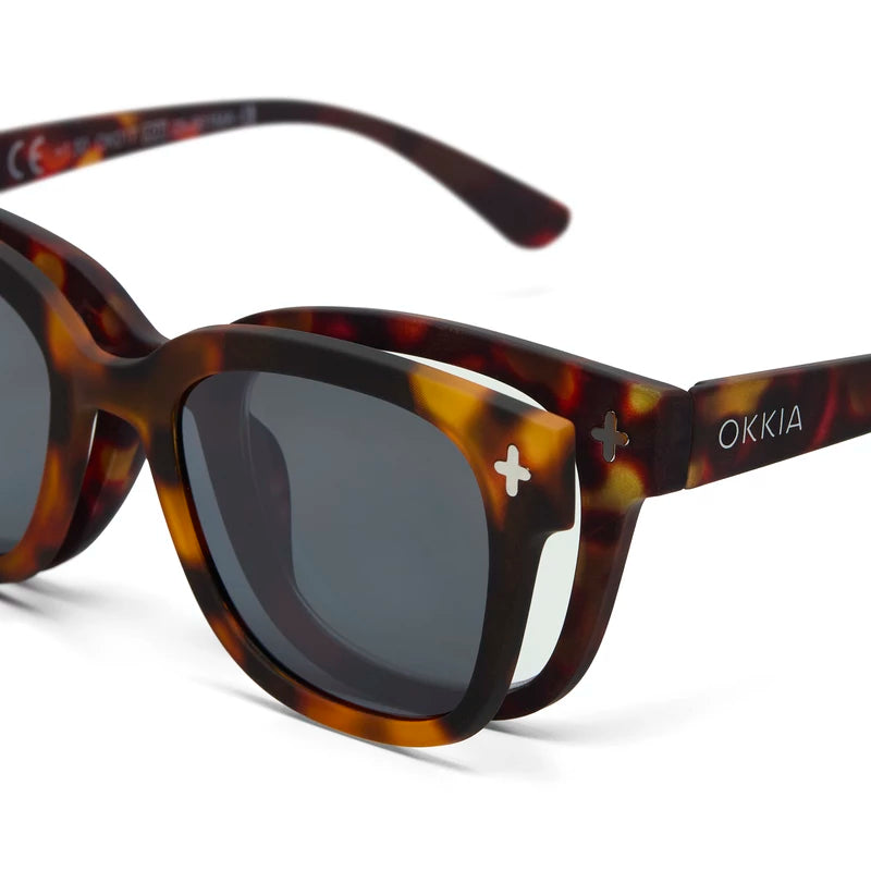 OKKIA OKM017 Clip On MagMask Havana