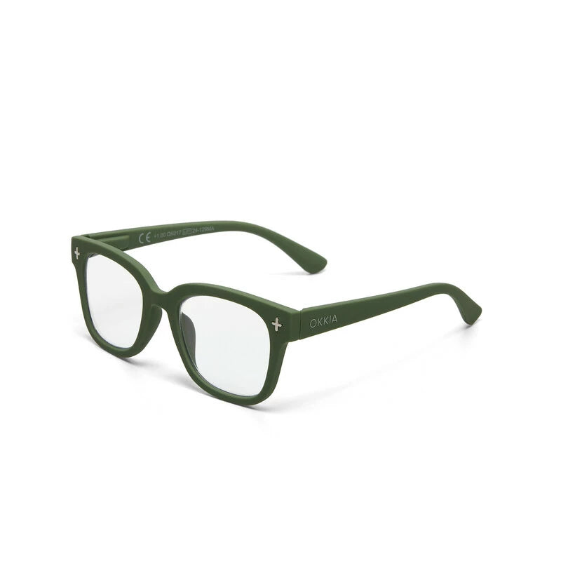 OKKIA OK017 Giovanni Reading Glasses with MagFrame Verde
