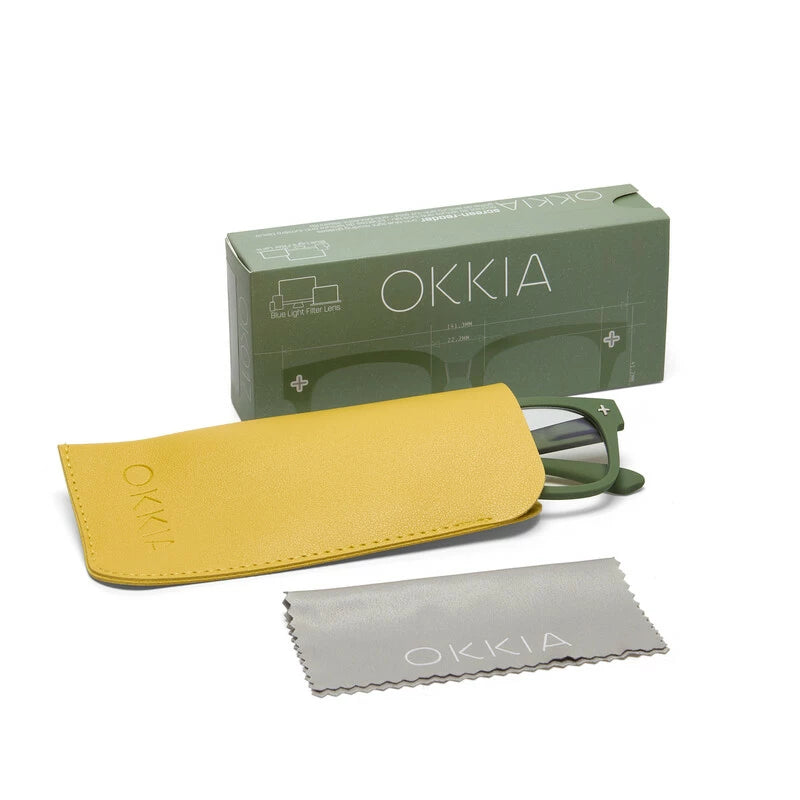 OKKIA OK017 Giovanni Reading Glasses with MagFrame Verde