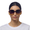 OKKIA OK019 Anna Sunglasses Havana/Yellow