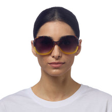 Load image into Gallery viewer, OKKIA OK019 Anna Sunglasses Havana/Yellow
